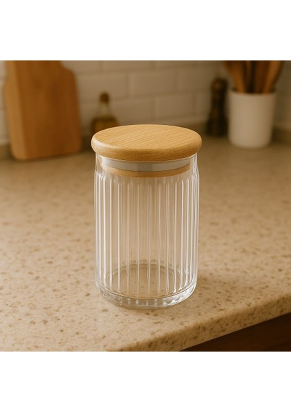 10’lu 250 ml Bambu Kapaklı Cam Kavanoz Saklama Seti fiyatları