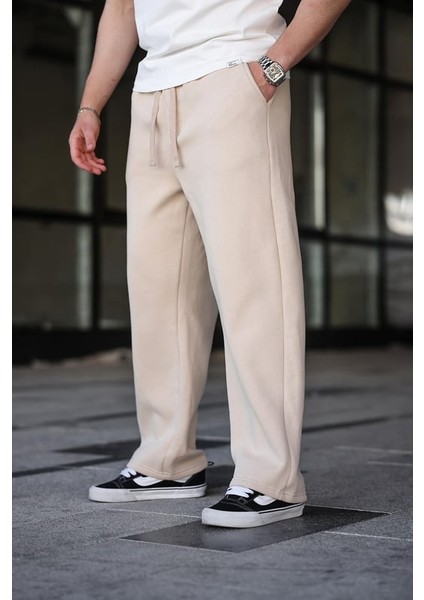 Bej Rahat Kesim Erkek Eşofman Altı E6578 fırsatları