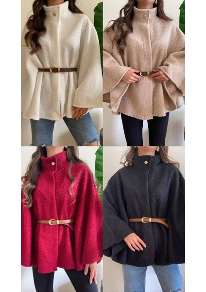 Kadın Hakim Yaka Ispanyol Kol Detay Kemer Dahil Kaban fiyatları