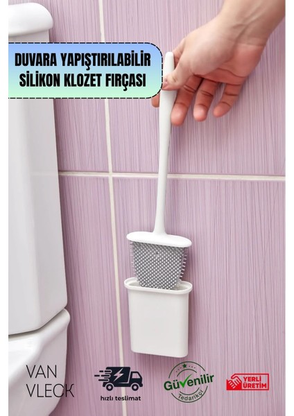 Beyaz Silikon Wc Fırçası – Modern Tasarımlı, Hijyenik ve Kolay Temizlenen Tuvalet Fırçası Tutuculu fiyatları