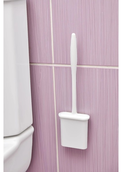 Beyaz Silikon Wc Fırçası – Modern Tasarımlı, Hijyenik ve Kolay Temizlenen Tuvalet Fırçası Tutuculu modelleri