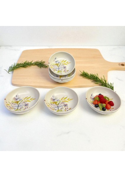 Bahar 13CM Kahvaltılık / Çerezlik 6 Adet
