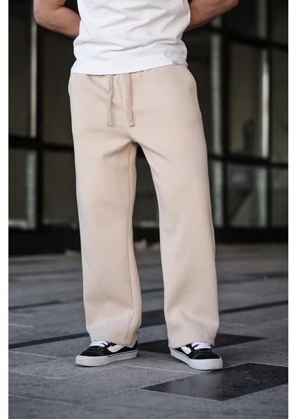 Bej Rahat Kesim Erkek Eşofman Altı E6578 fırsatları