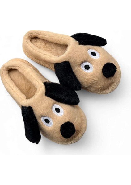 Konfor Sevimli Köpek Figürlü Peluş Panduf Ünisex Hayvanlı Panduf fiyatları