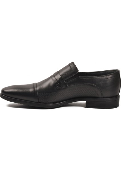 Siyah Hakiki Deri Kaymaz Taban Erkek Klasik Ayakkabı 976 M fırsatları