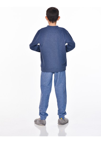 Mooncover Erkek Kışlık Pamuklu Göğüs Cebi Detaylı Pijama Takımı – Baba-Oğul fırsatları