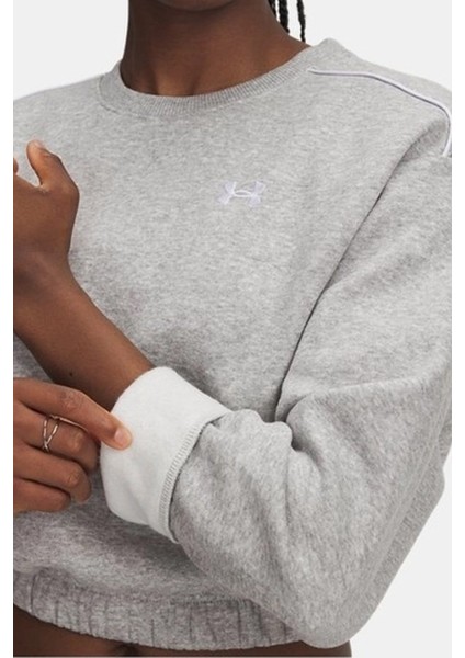 Ua Rival Fleece Piped Kadın Sweatshirt modelleri