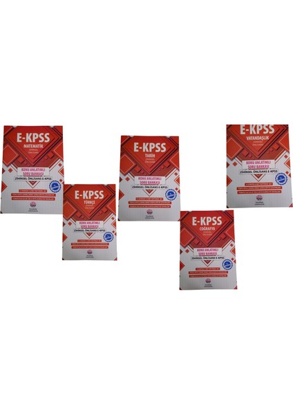 Ekpss Zihinsel Lisans Konu Anlatımlı Soru Bankası 5'li Set