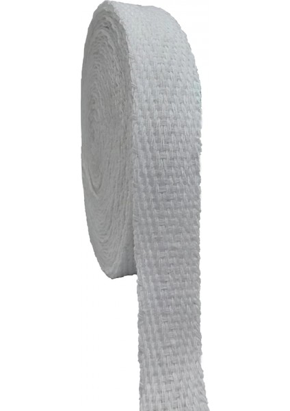 Ekstrafor Şerit Beyaz Pamuklu 1 cm x 20 M