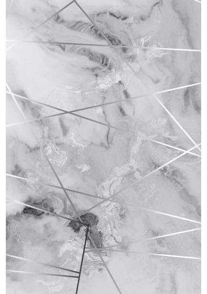 Geometrik Çizgili Gri Mermer Tekstil Duvar Kağıdı modelleri