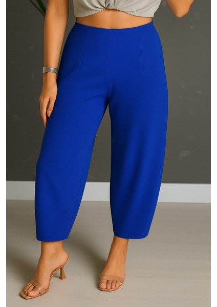 Kadın Yüksek Bel Krep Pantolon fiyatları