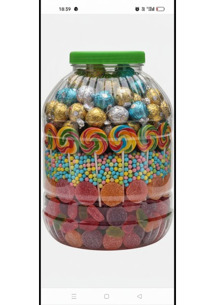 Hatesahome - 20 Litrelik Pet Bidon ( Büyük Boy Pet Saklama Kavanozu) 20 Lt