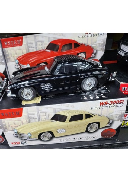 WS-300SL Klasik Benz Model 10W Bluetooth Hoparlör Fm Radyo USB (5313) modelleri