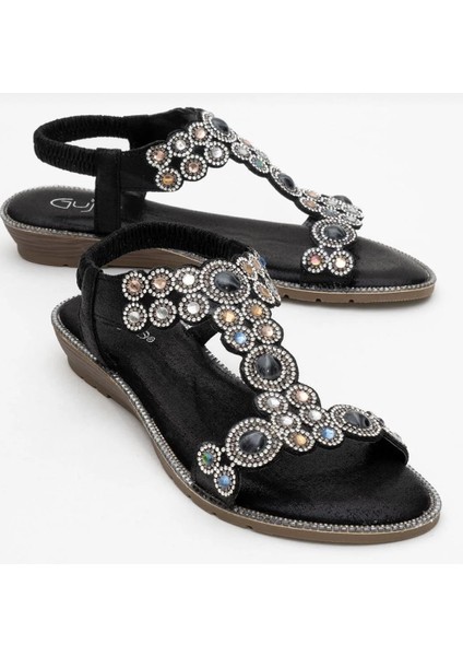 Guja 25Y187 Premium Taşlı Kadın Sandalet