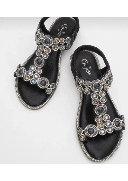 Guja 25Y187 Premium Taşlı Kadın Sandalet modelleri
