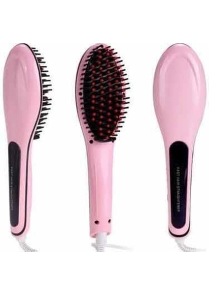 Pembe Saç Düzleştirici Tarak, Ayarlanabilir Sıcaklık, Kolay Kullanım modelleri