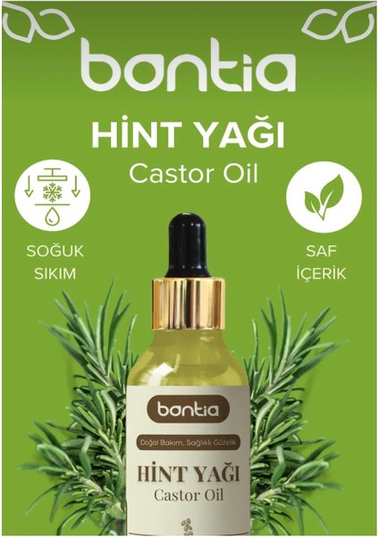 Bitkisel Hint Yağı 20 ml Soğuk Sıkım %100 Doğal Saf & Organik - Saç, Cilt, Yüz Bakım Için indirimleri