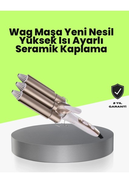 Çok Renkli Profesyonel Bukle Maşası, Şık ve Kullanışlı Tasarım