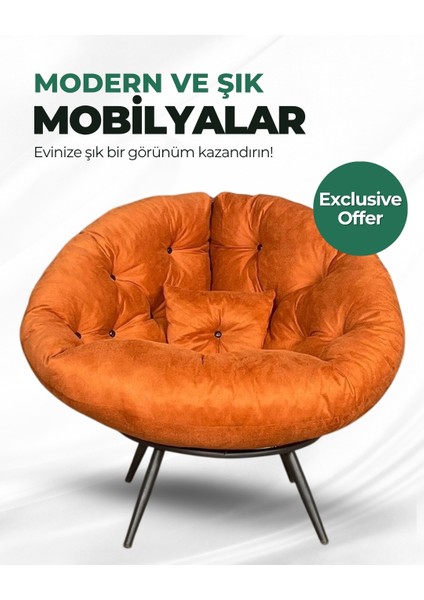 Prestige Milano Style Berjer | Tay Tüyü Kumaşlı Modern Tekli Koltuk | Ergonomik & Konforlu Dinlenme Koltuğu