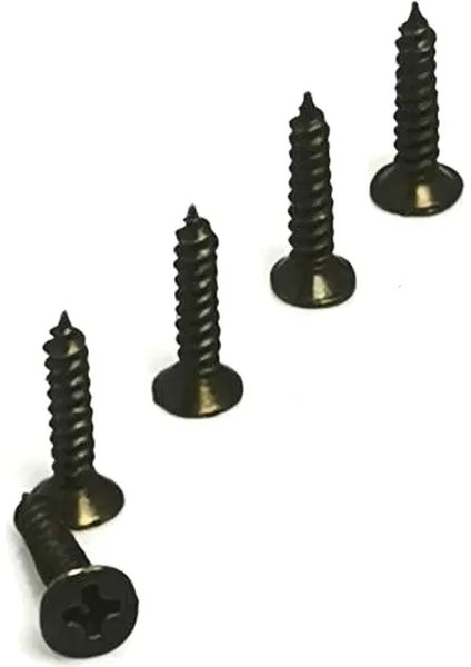 Klips, Menteşe, Ayak Vidası 2,2x7,5mm Çelik - Siyah 100 Adet