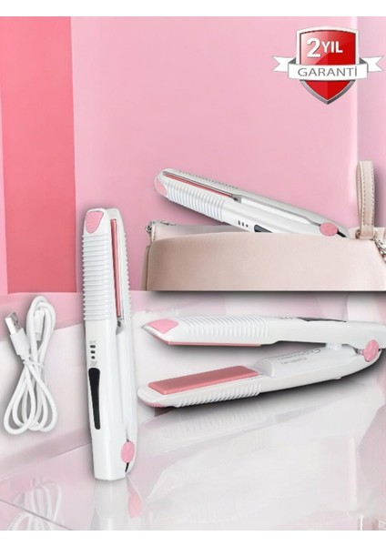 Taşınabilir Seramik Saç Düzleştirici ile Her An Şıklık ve Bakım