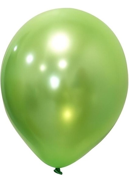 Balon Metalik Açık Yeşil 10'lu