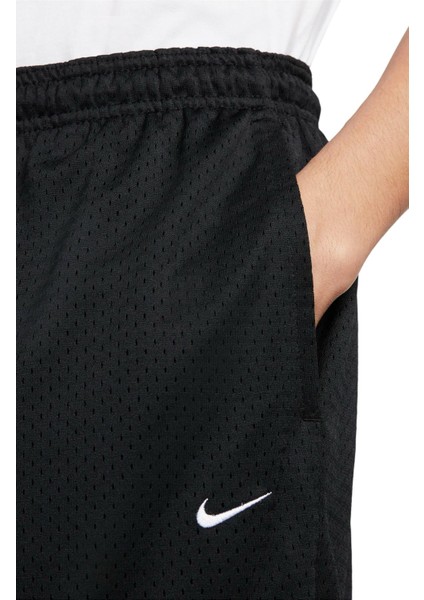 Mesh Erkek Siyah Spor Şort - Çift Kat Kumaş Nefes Alabilir Rahat Tasarım - DQ4900-010