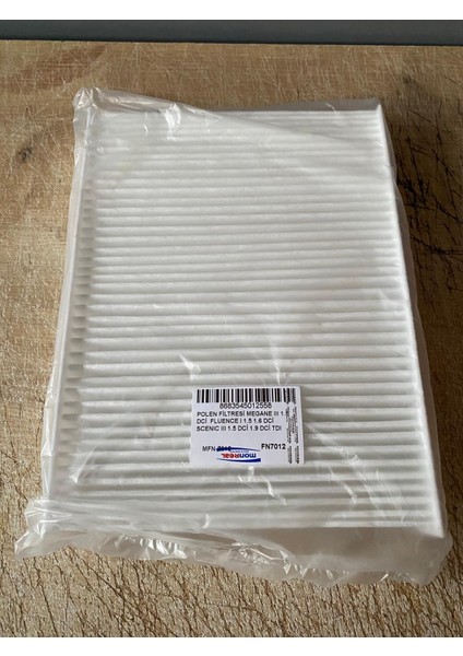 MFN-7012 Polen Filtresi Megane Iıı 1.5 Dcı Fluence I 1.5 1.6 Dcı Scenıc Iıı 272771128R