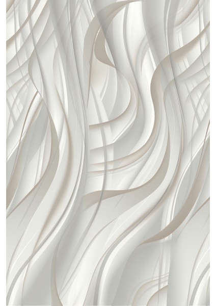3D Dalga Formlu Tek Parça Tekstil Duvar Kağıdı modelleri