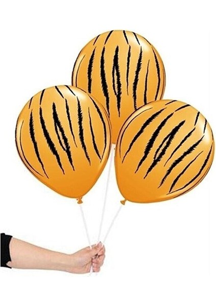 Lateks Turuncu Safari Balon 10 Lu