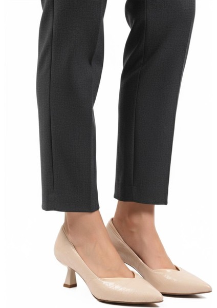 357188 Z Bej Kadın Ince Topuklu Ayakkabı modelleri