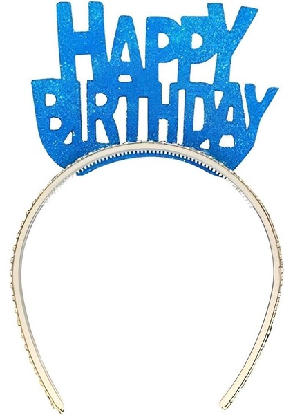 Eva Taç Mavi Happy Bırthday M198