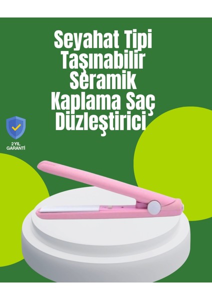 Renkli Yüzer Plakalı Kompakt Bukle Maşası, Elastik Tutucu, Saç Dostu Profesyonel Tasarım