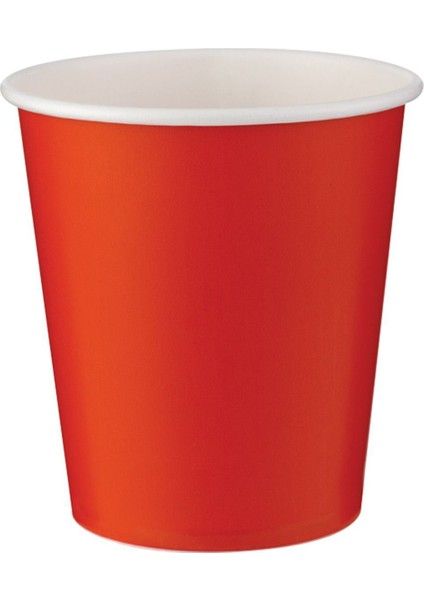 8'li Karton Bardak Kırmızı M305