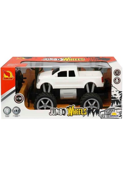 80012 1:18 Uzaktan Kumandalı Jumbo Wheels USB Şarjlı Araba indirimleri