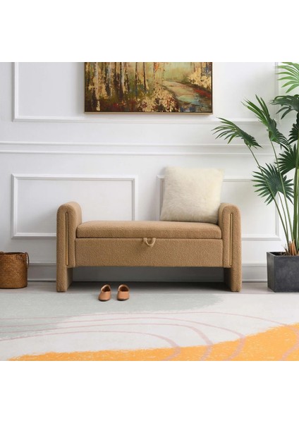Target Depolama Alanlı Bench Saklama Çözümü Kahve modelleri