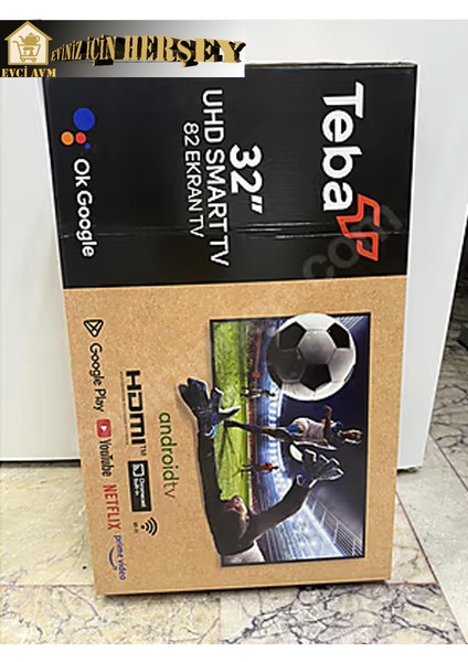 Evci 67 Full Hd 32'' 82 Ekran Android Smart LED Tv