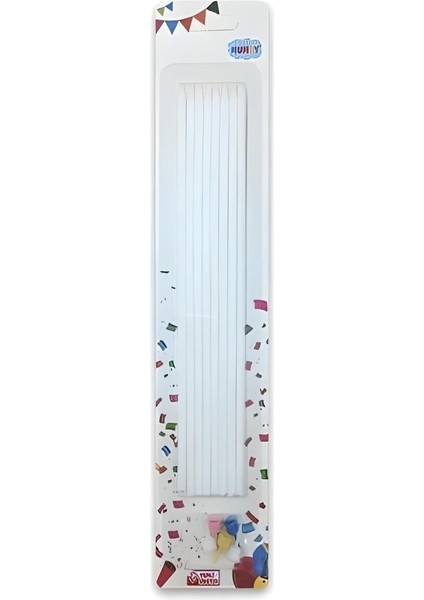 18 cm Beyaz Mum 7'li M588