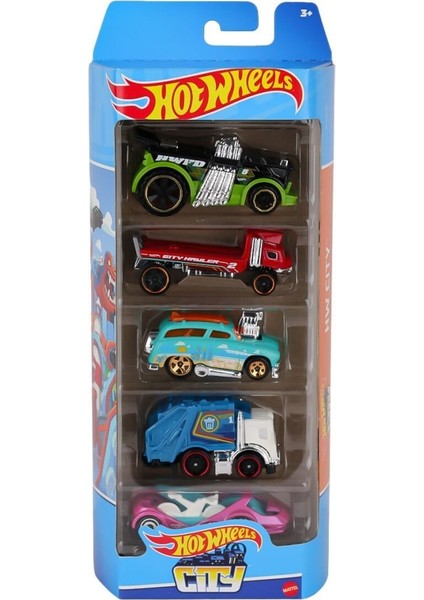 1806 Hot Wheels Beşli Araba Seti modelleri