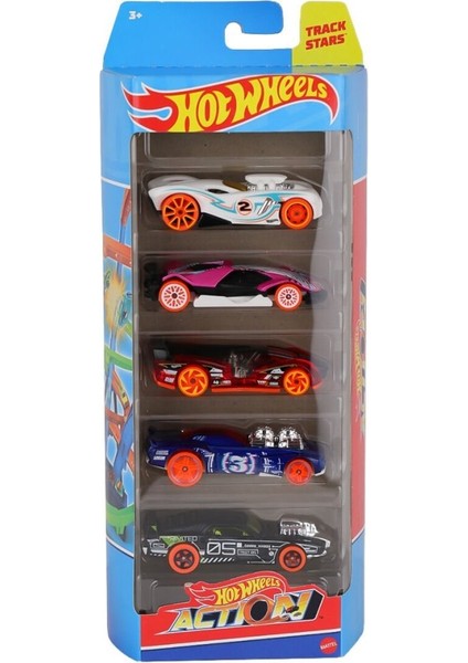 1806 Hot Wheels Beşli Araba Seti fırsatları