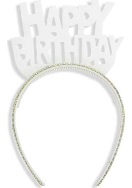 Eva Taç Beyaz Happy Bırthday M200