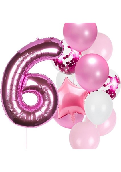 Çıtıpıtıstore Fuşya Yaş Balon Set
