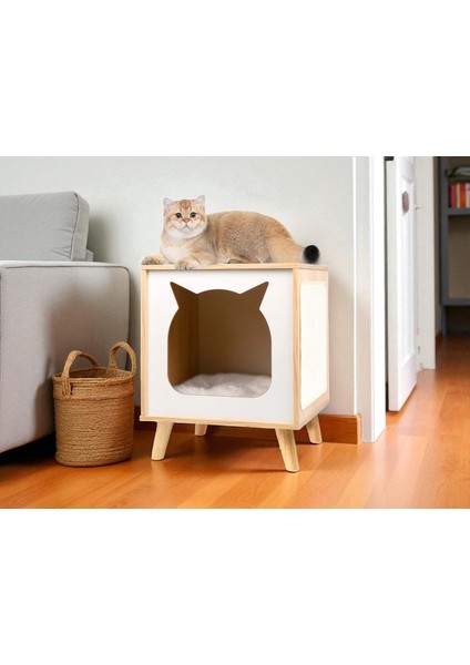 Furnook Komodin Çok Amaçlı Kedi Mobilyası