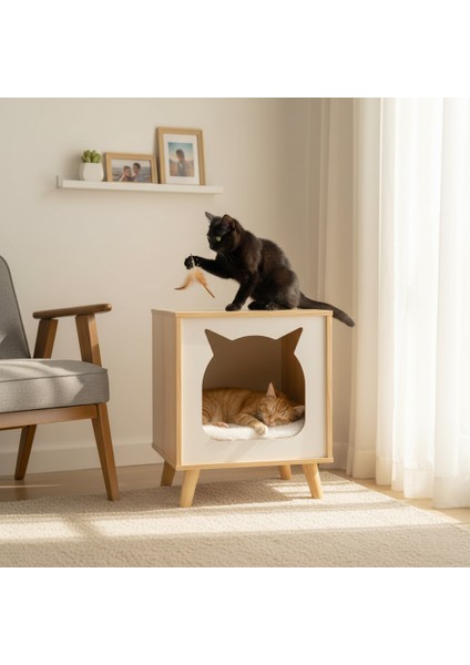 Furnook Komodin Çok Amaçlı Kedi Mobilyası fiyatları