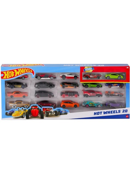 H7045 Hot Wheels 20'li Araba Seti fiyatları