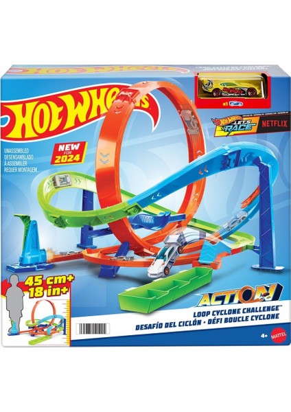 HTK16 Hot Wheels Bumerang Çemberli Yarış Pisti