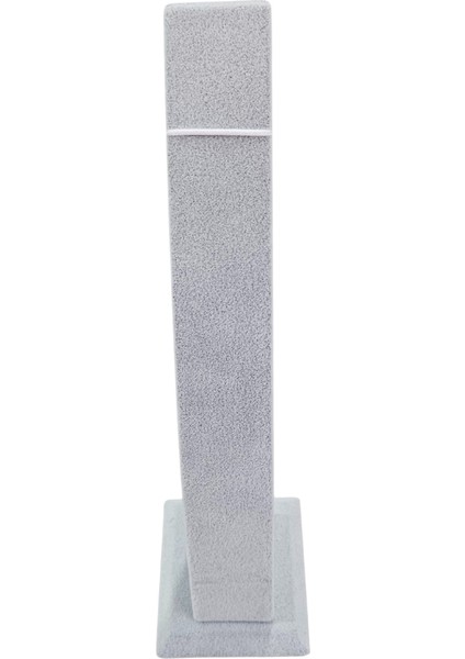 Dik Bileklik Standı Süet Tekli Lastikli Gri (24 Cm) fırsatları