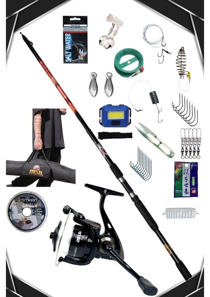 Elegance 6000 Oslo Maxımus 300CM 250GR Göl ve Deniz Olta Seti