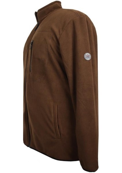 Büyük Beden Fermuarlı Polar Sweatshirt