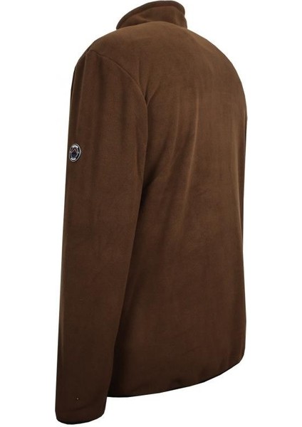 Büyük Beden Fermuarlı Polar Sweatshirt